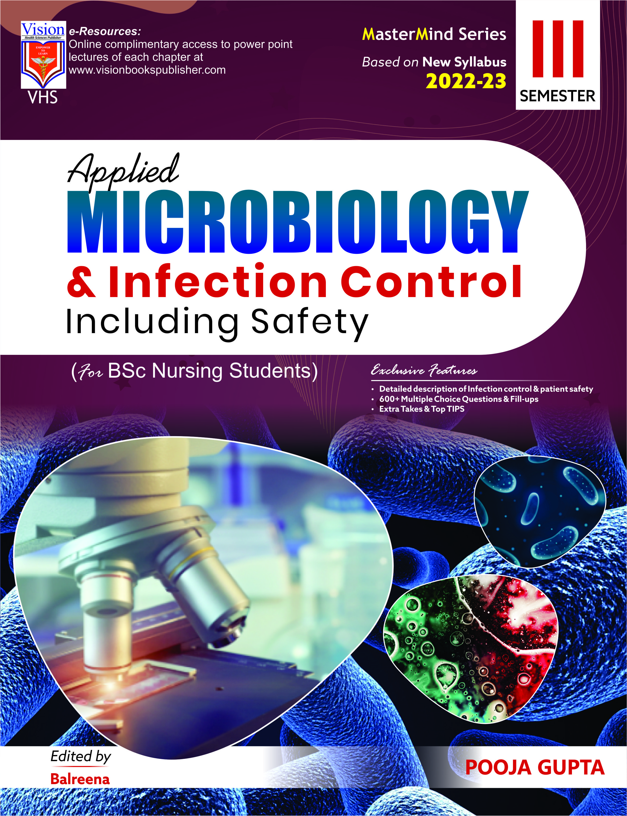 APPLIED MICROBIOLOGY & INFECTION CONTROL (Including Safety)
