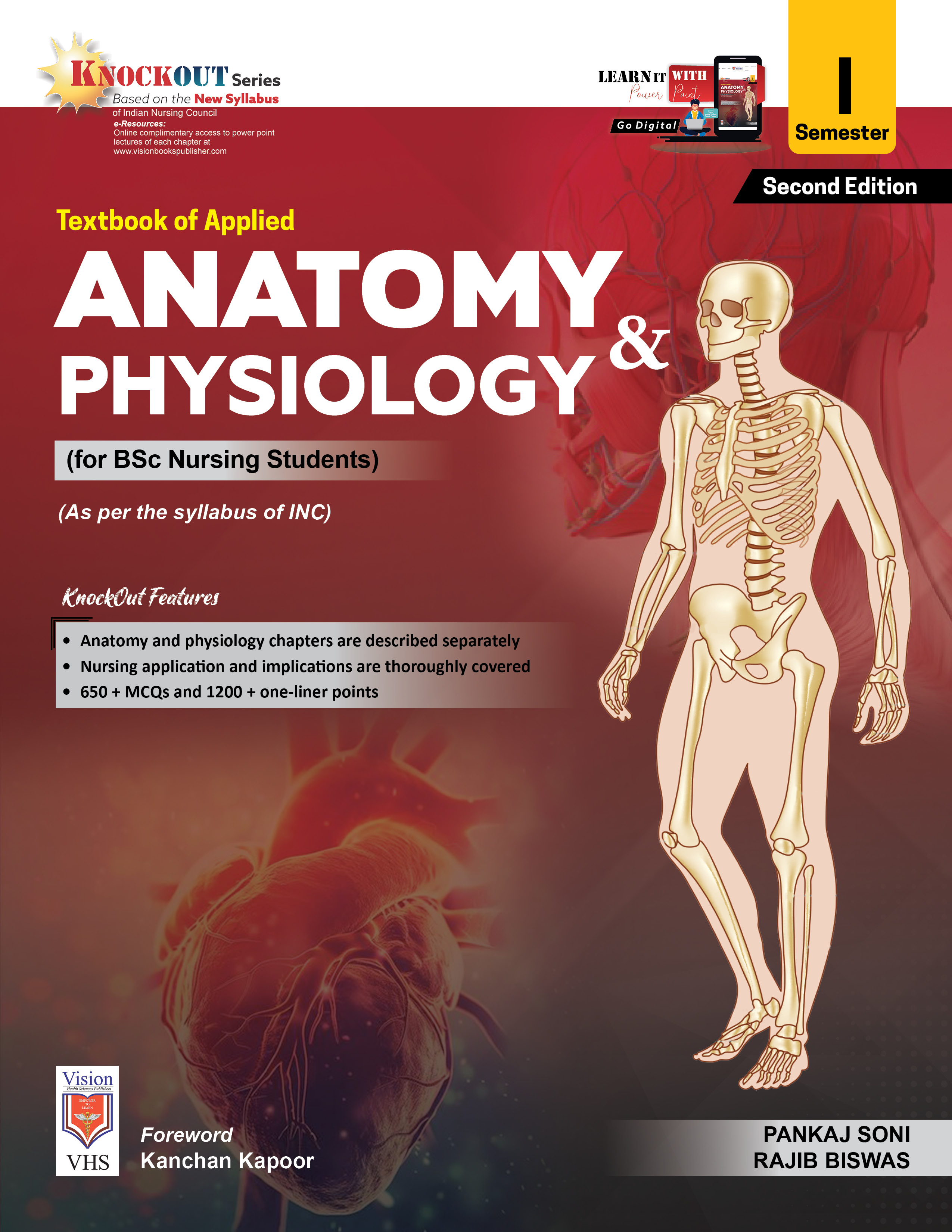 TEXTBOOK OF APPLIED ANATOMY & PHYSIOLOGY (For BSc Nursing Students)