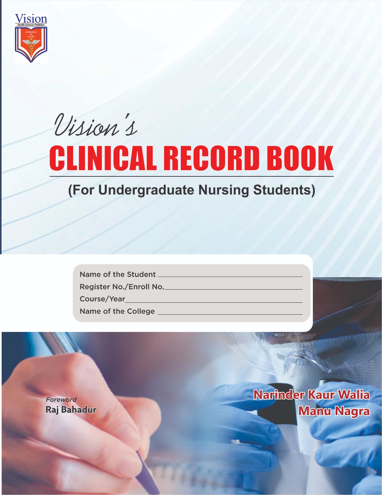 Visions Clinical Record Book